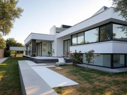 Reforma Integral de Casa en L'Ametlla del Vallès - Diseño Contemporáneo Reforma integral de casa moderna en L'Ametlla del Vallès con diseño minimalista y jardines bien cuidados